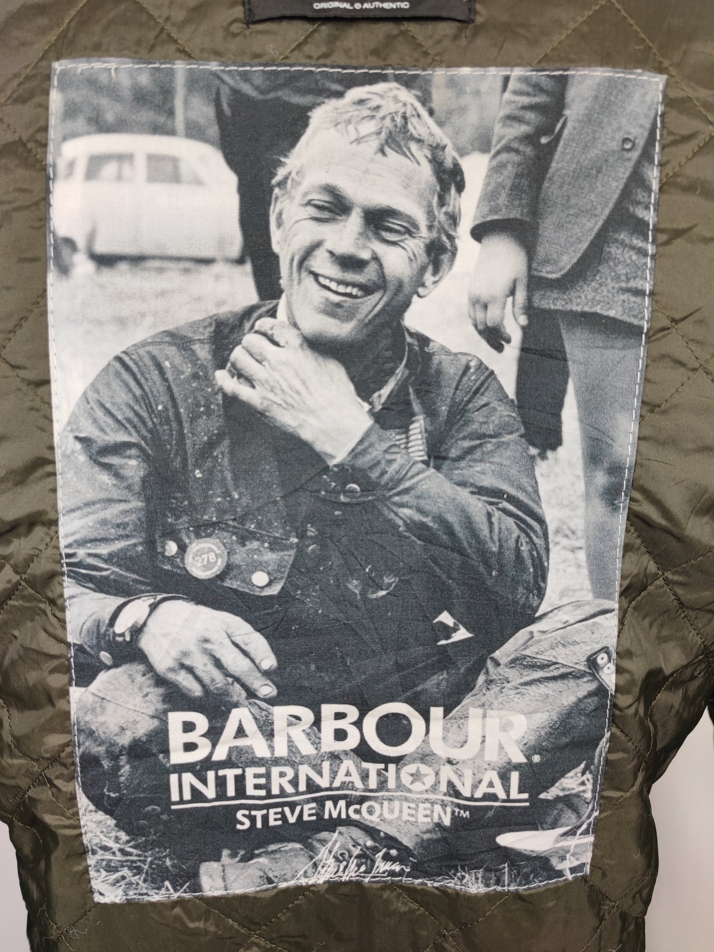 Barbour Merchant Steve Mc Queen Verde Large SLIM FIT- Man Green Steve Mc Queen Size Large