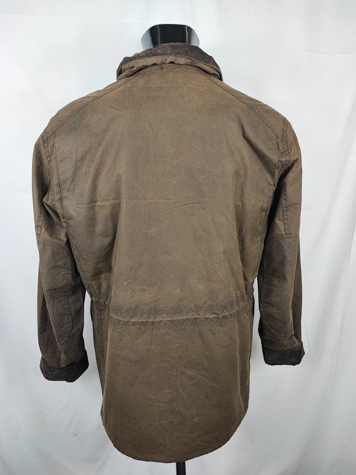 RARA Barbour Giacca Sapper uomo verde con stampa Paisley Medium- Man Olive Paisley Sapper Jacket Size M