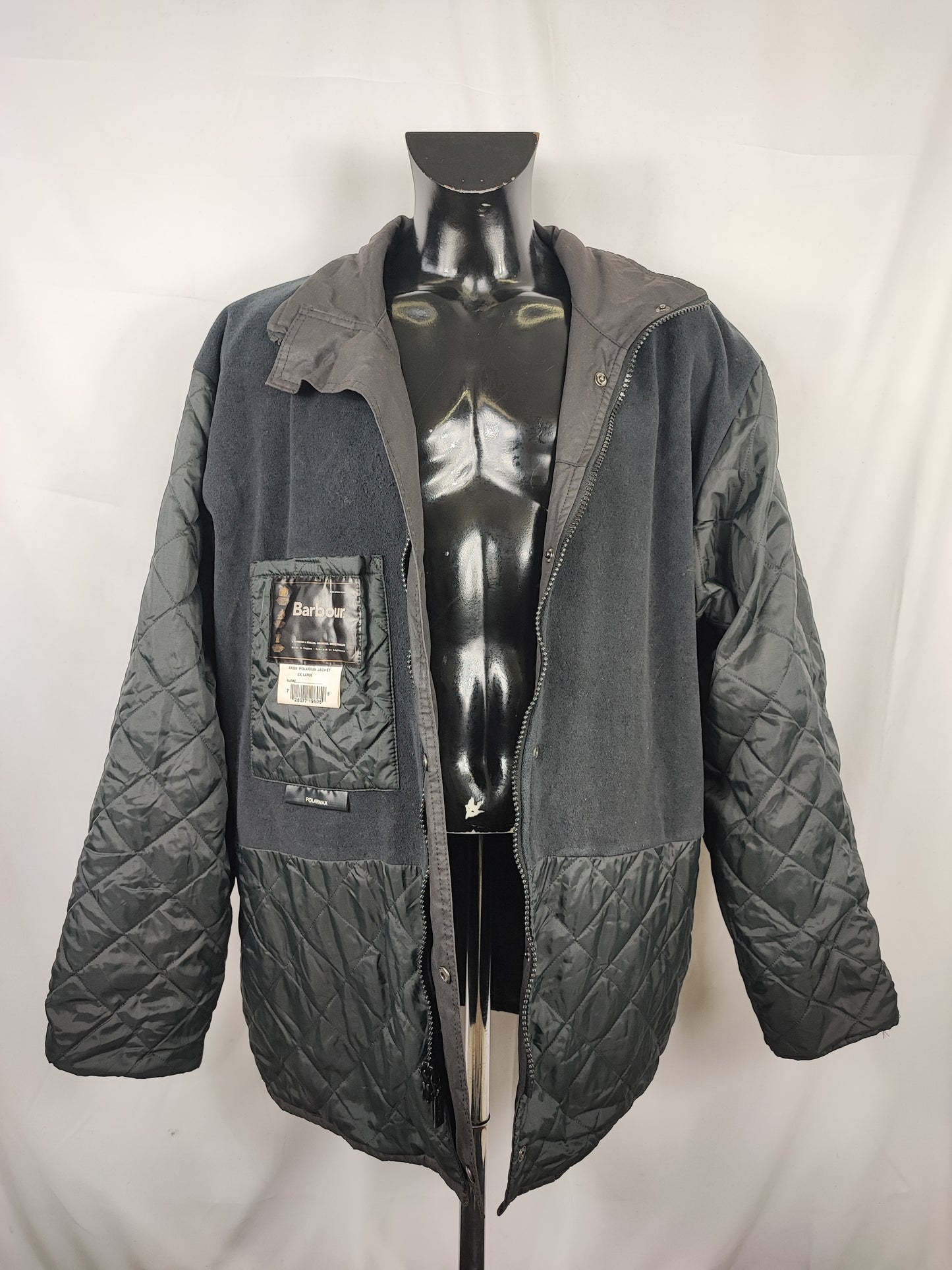 Barbour Giacca da Uomo nera cerata XLarge Man Polarwax Black Jacket Size XL