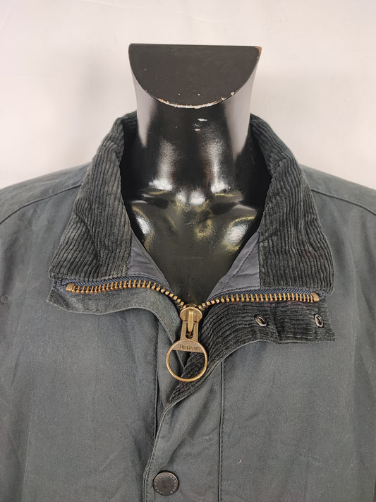 Giacca Barbour blu for Land Rover Taglia XXL Man Navy Jacket Barbour for Land Rover size XXL