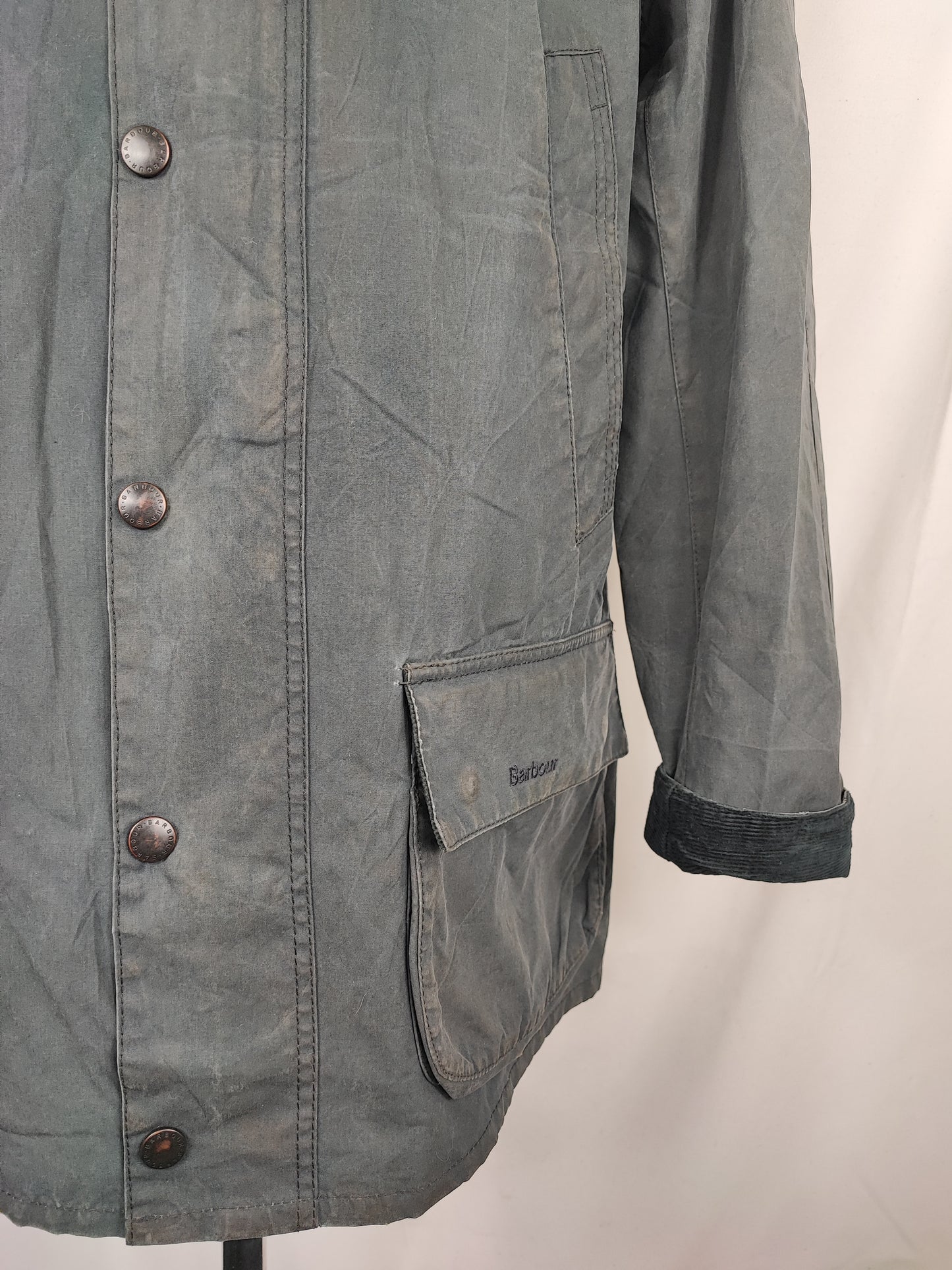 Giacca Barbour uomo cerato Bristol blu Medium - Man Navy Bristol wax Jacket size M