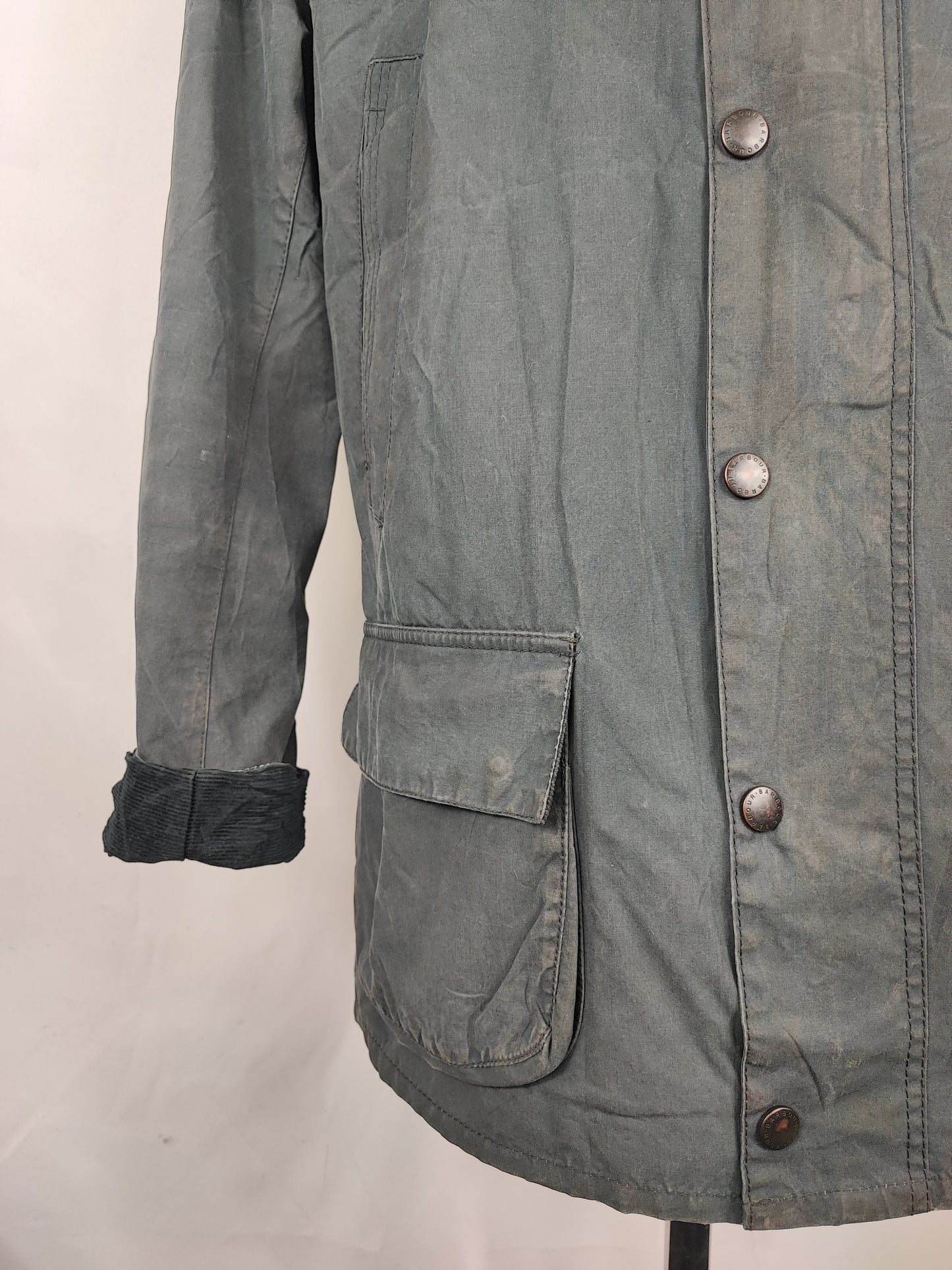 Giacca Barbour uomo cerato Bristol blu Medium - Man Navy Bristol wax Jacket size M