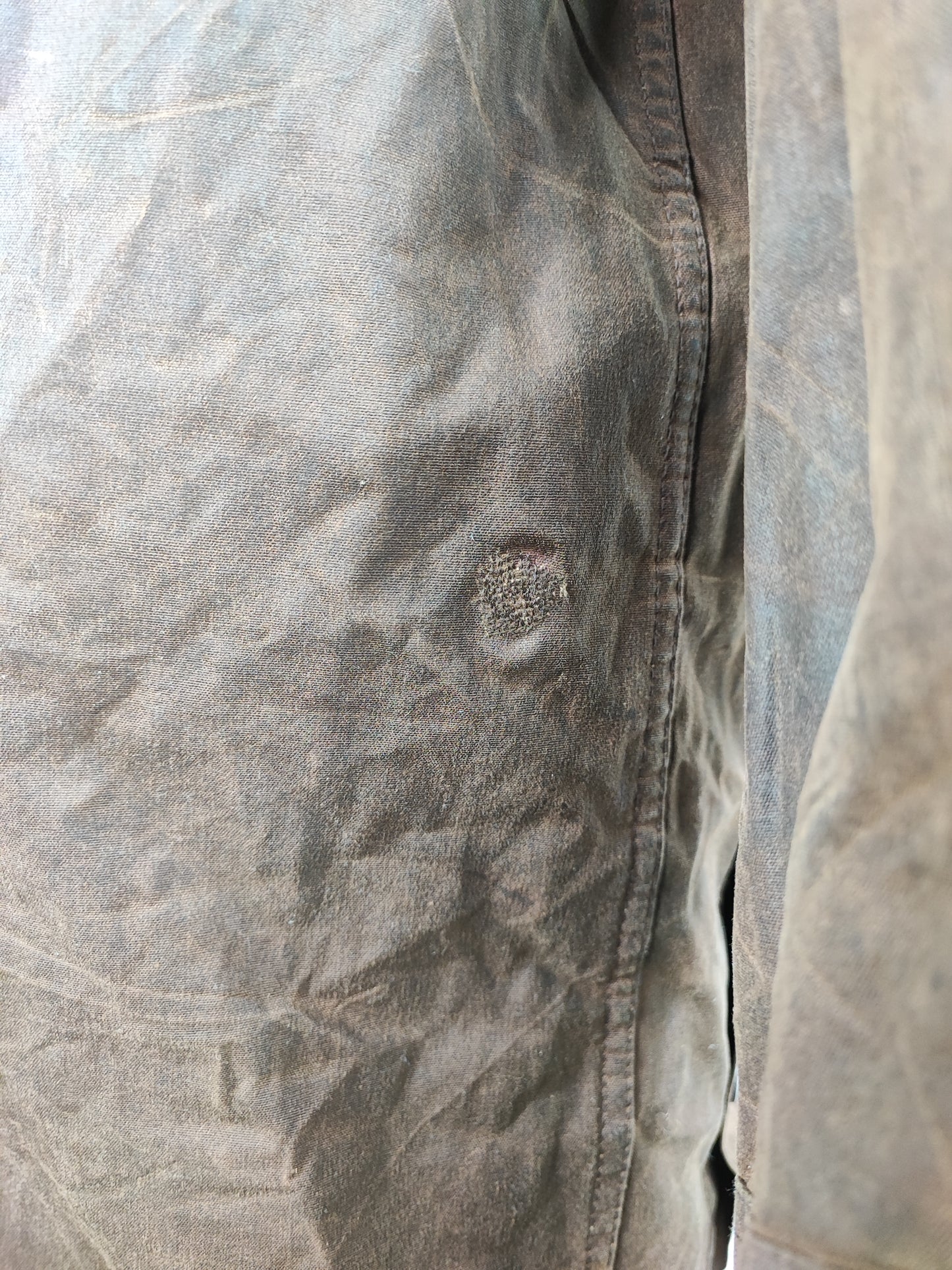 RARO Barbour Backhouse marrone C42/107 cm Riding Brown Wax Jacket Size Large