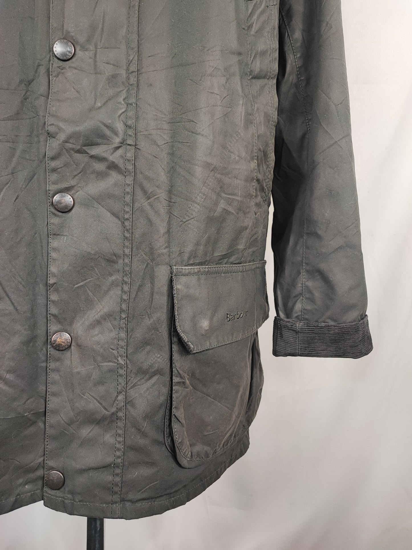 Giacca Barbour uomo cerato Bristol Nero Large- Man Black Bristol wax Jacket size L