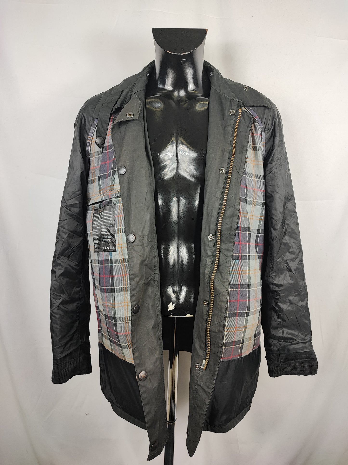 Giacca Barbour uomo cerato Bristol Nero Large- Man Black Bristol wax Jacket size L