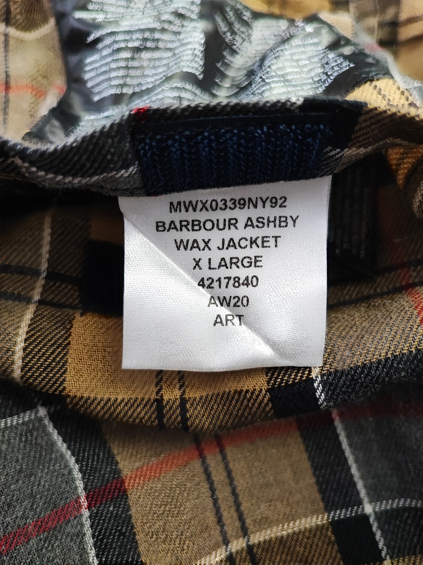 Giacca Barbour Blu Ashby Uomo XLarge- Man Blue Ashby Wax Jacket Size XLarge