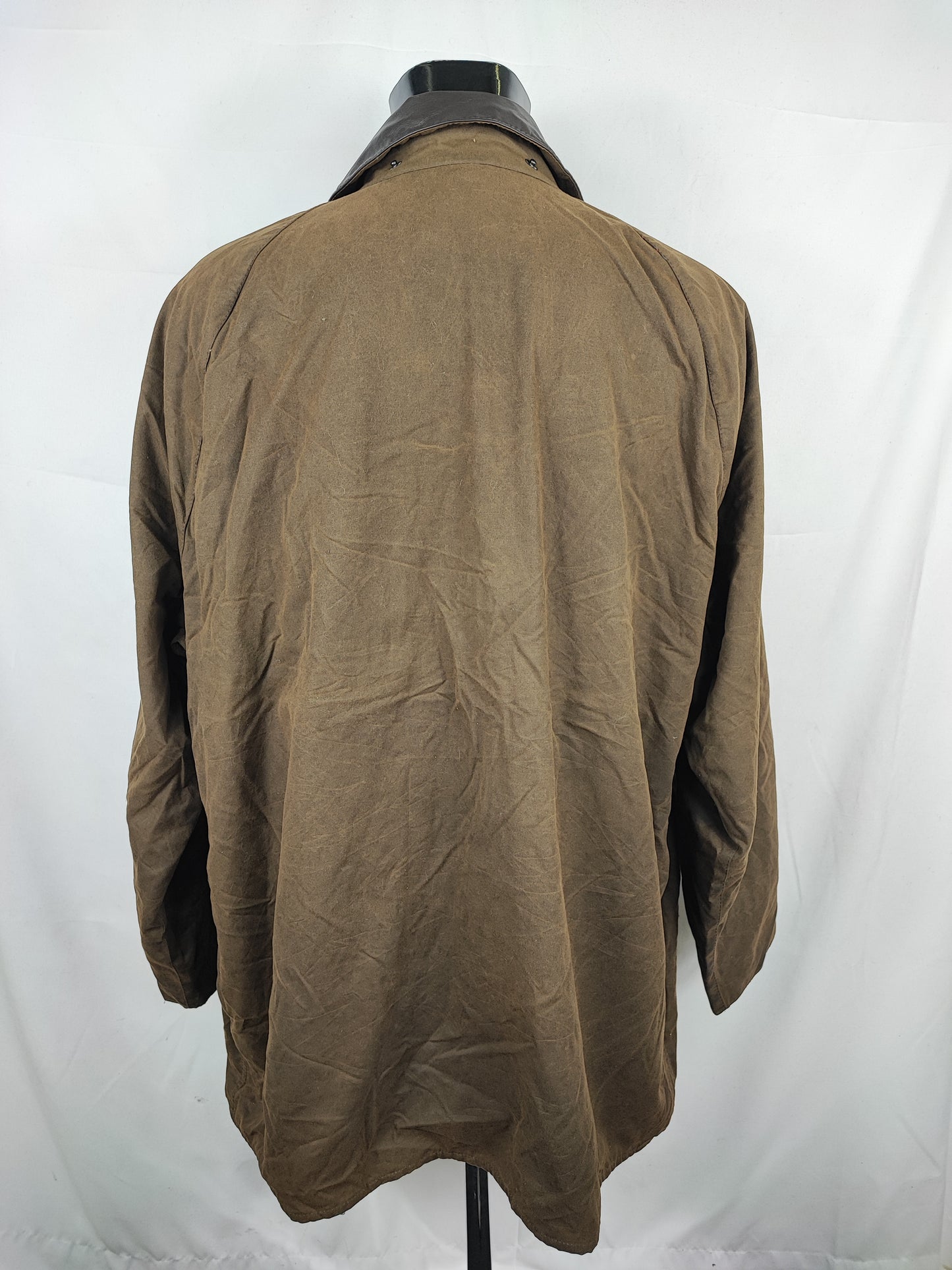 Barbour Giacca Beaufort vintage verde oliva C50/127cm - Olive Beaufort Waxed jacket size XXLarge