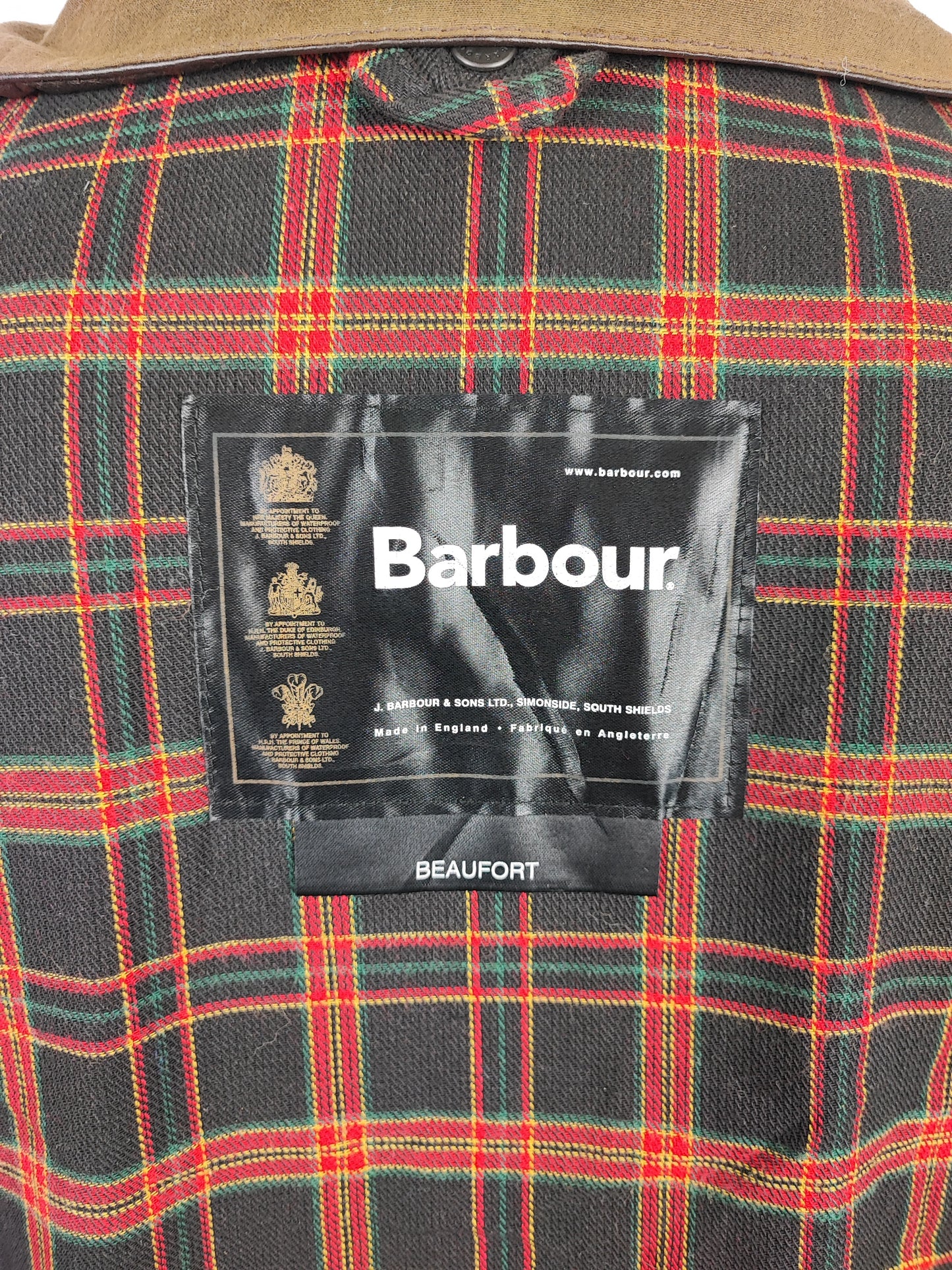 Barbour Giacca Beaufort vintage verde oliva C50/127cm - Olive Beaufort Waxed jacket size XXLarge