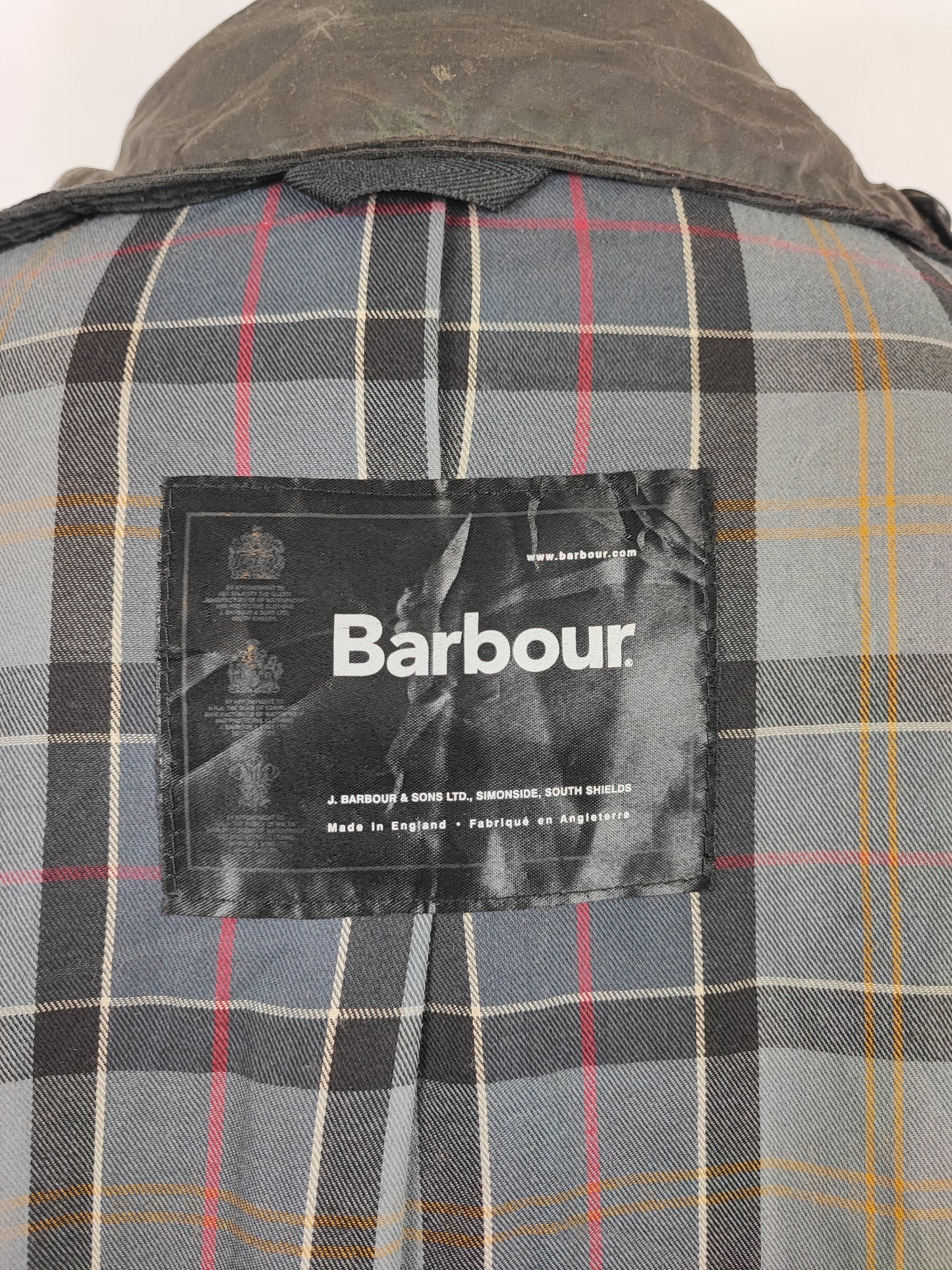 Giacca Barbour Fontainbleau nera C48/122 cm - Man Black waxed Fontainbleau jacket size XL