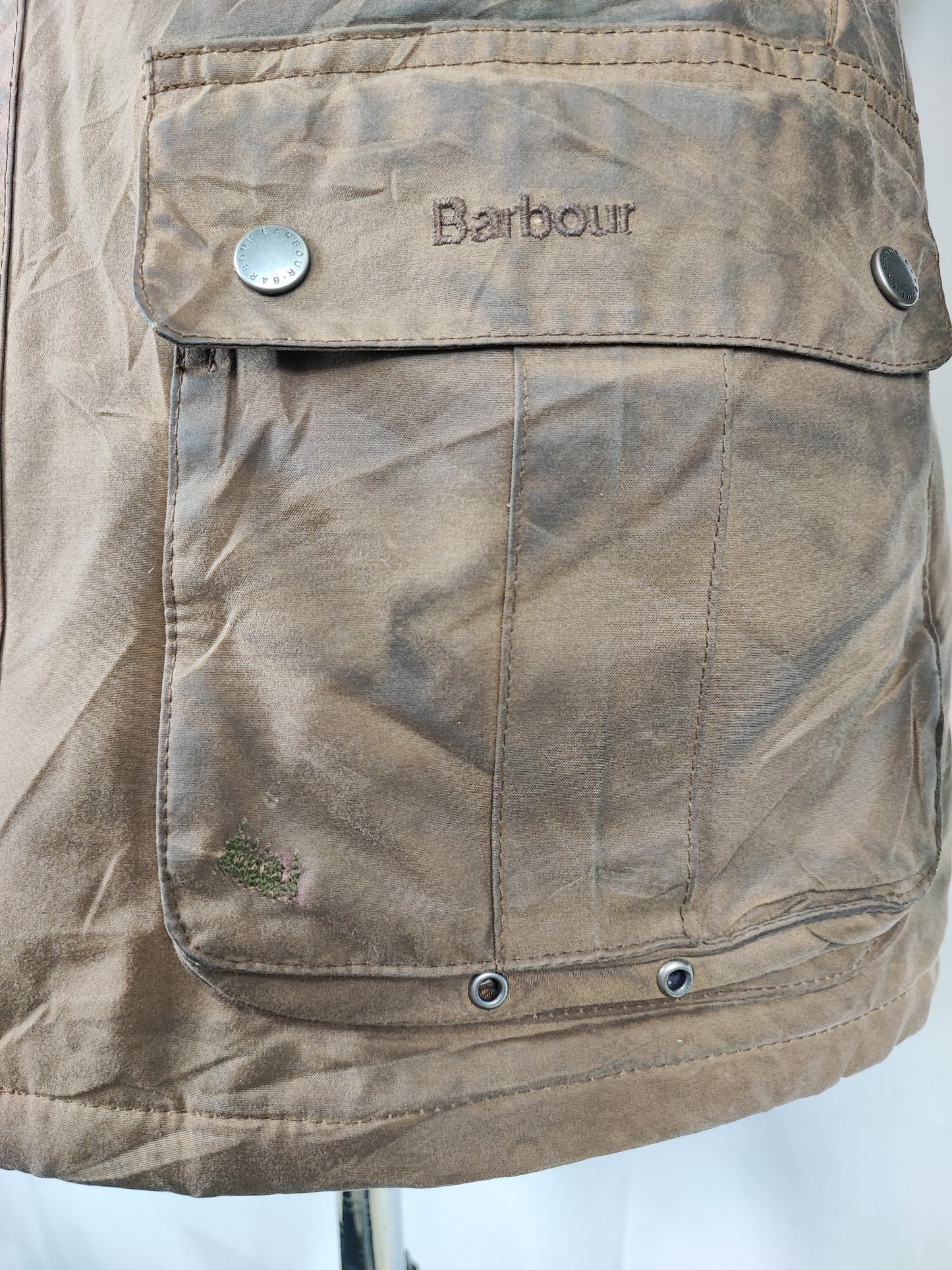 Giacca Barbour International Duke Marrone M - Man Brown Duke wax Jacket Size Medium