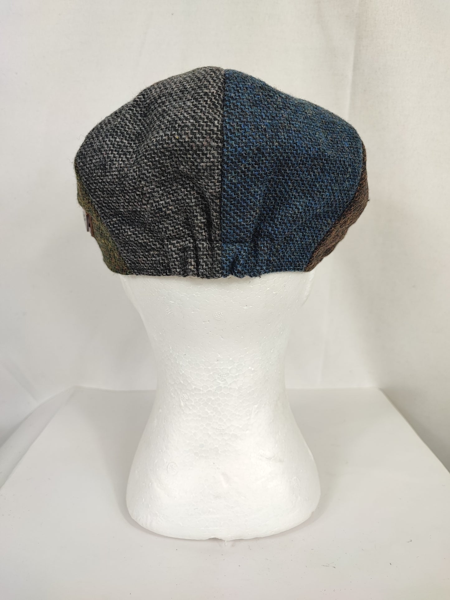 Coppola nuova inglese in lana a otto spicchi multicolore - Eight panel wool multicolor cap
