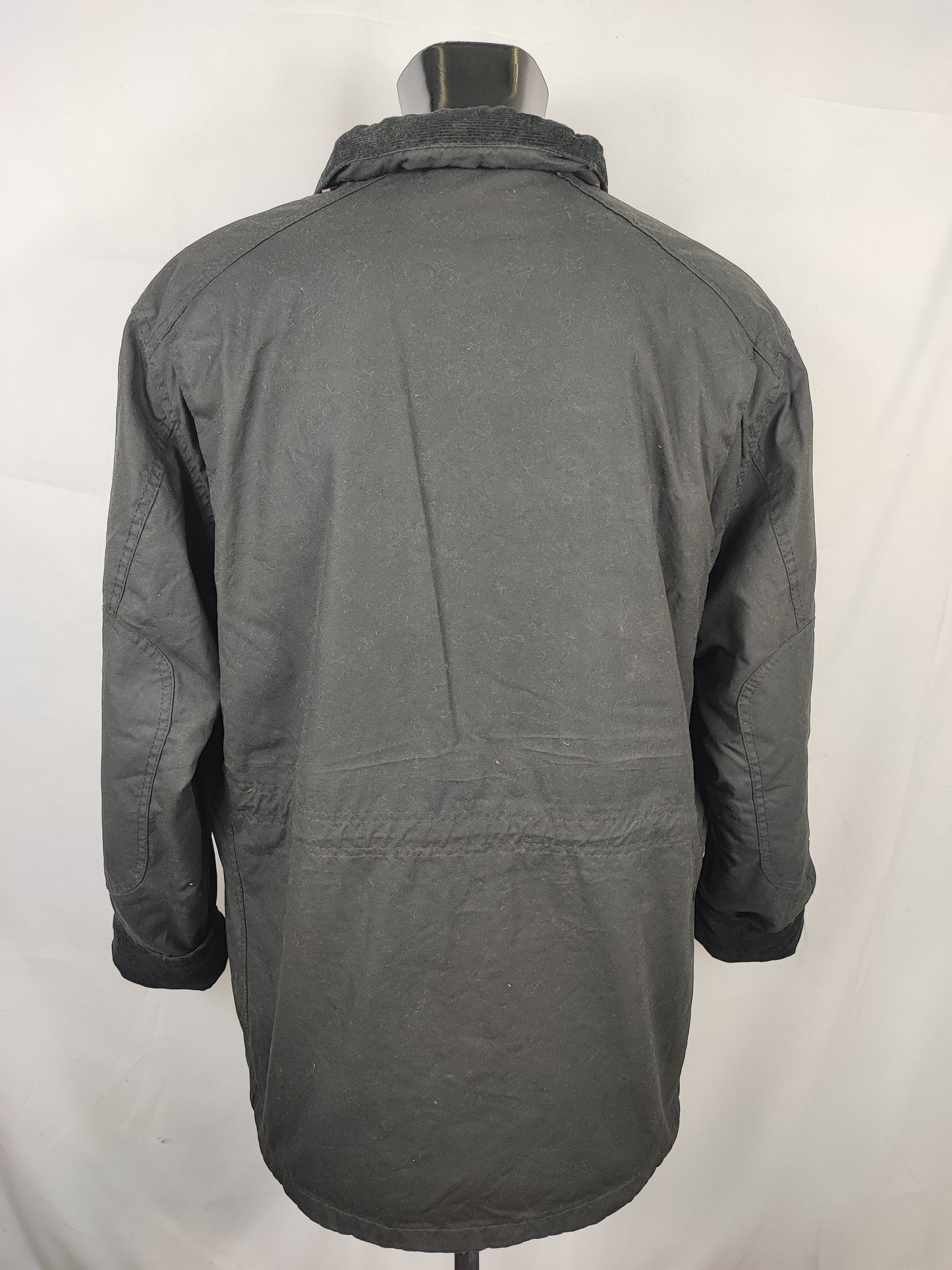Barbour Giacca uomo nera Large Sapper Jacket Black Waxed Sapper Jacket Size L