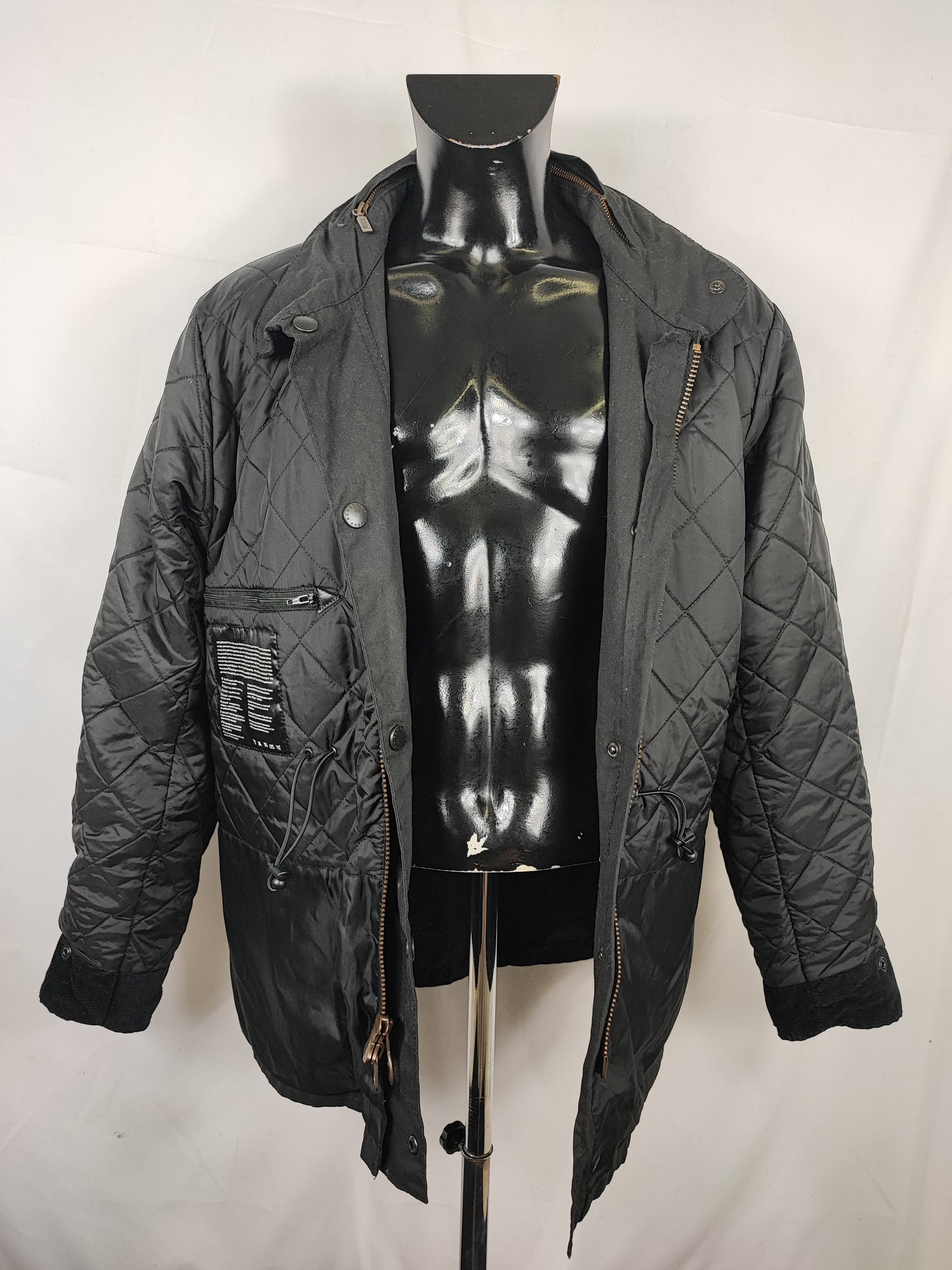 Barbour Giacca uomo nera Large Sapper Jacket Black Waxed Sapper Jacket Size L