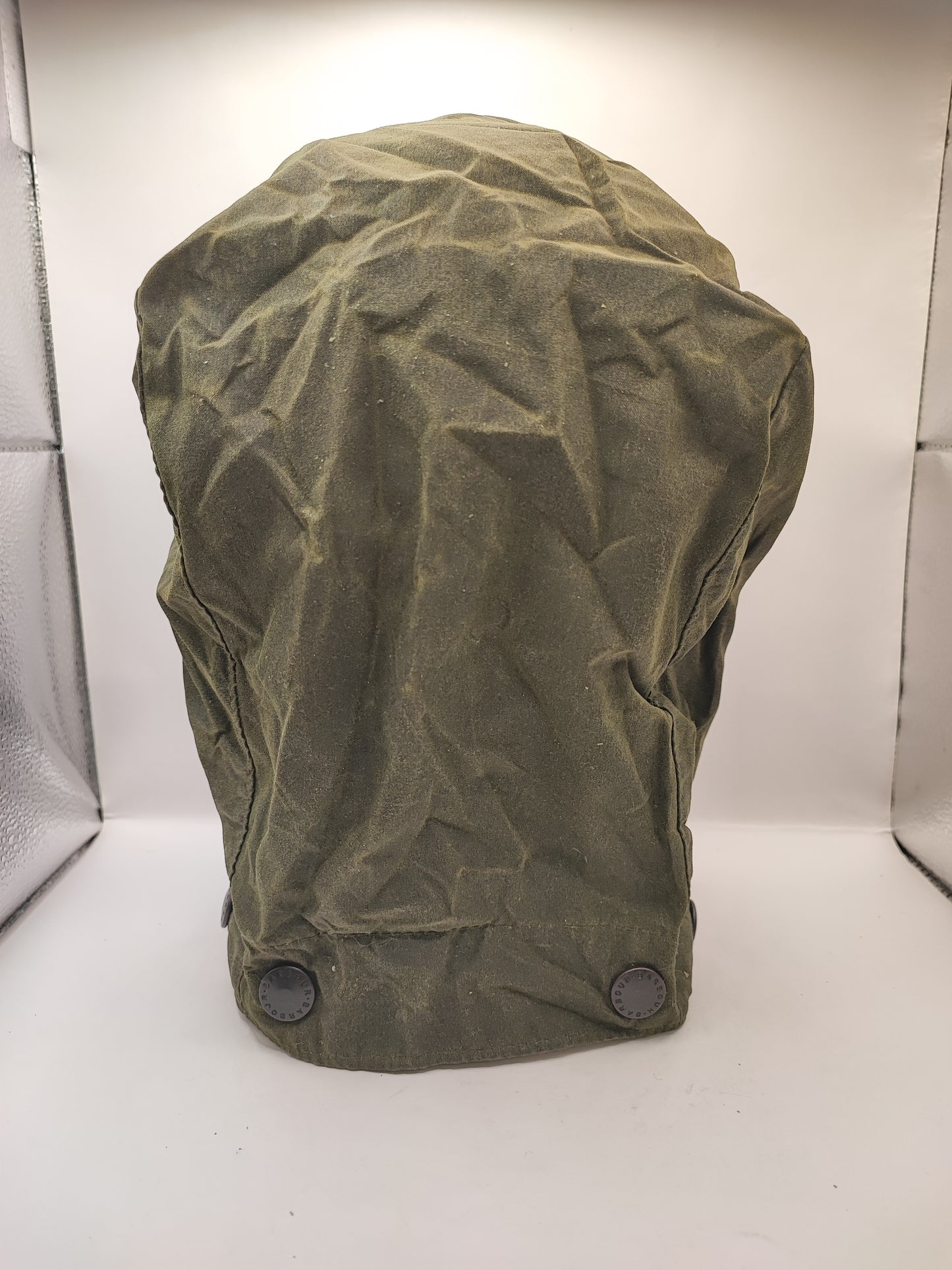 Cappuccio Barbour verde vintage - Vintage Green Barbour Hood