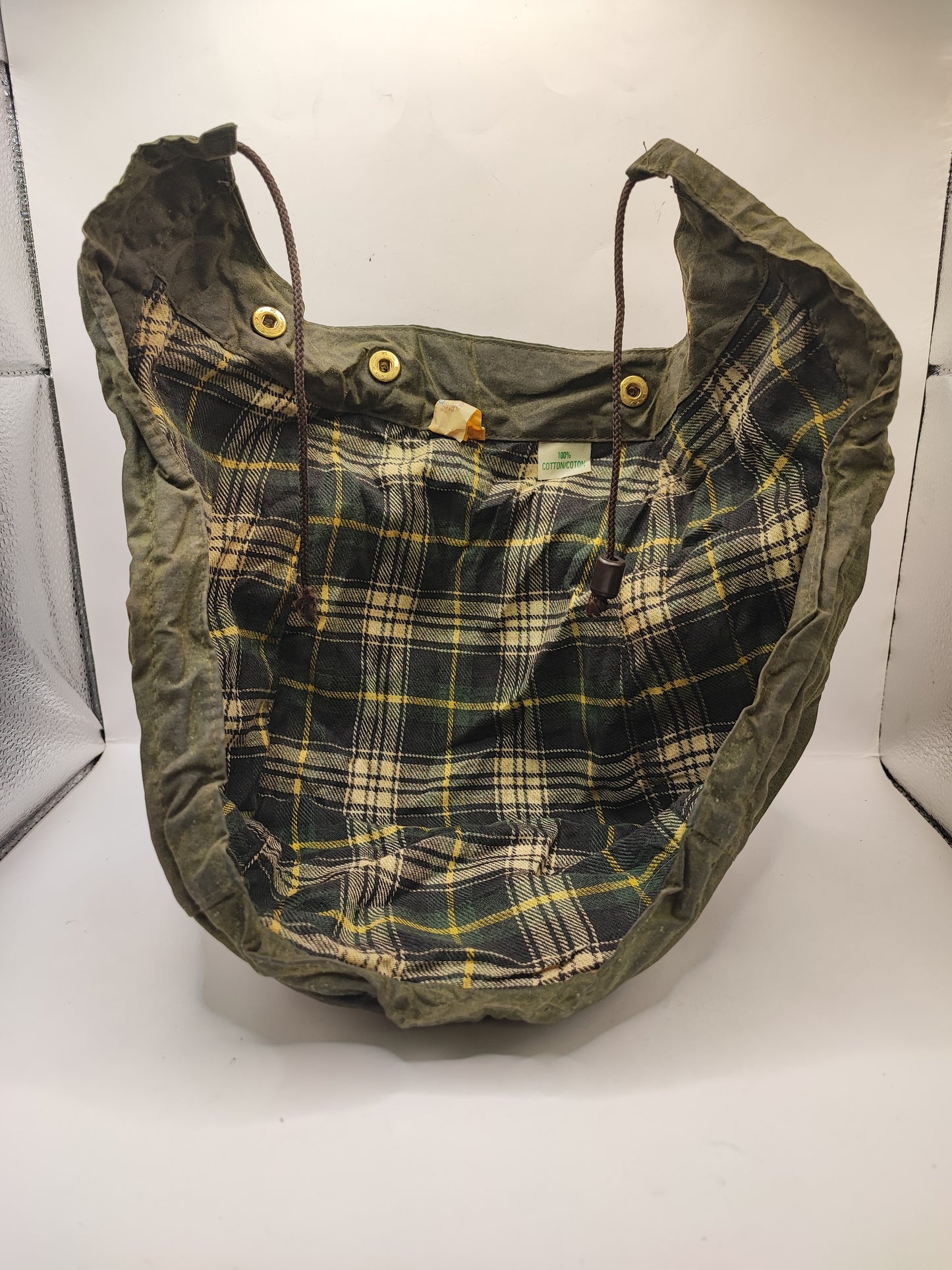 Cappuccio Barbour verde vintage - Vintage Green Barbour Hood