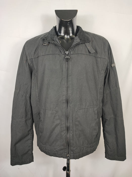 Giacca Barbour International Nera XL- Man Barbour International Winter Track Jacket size XL