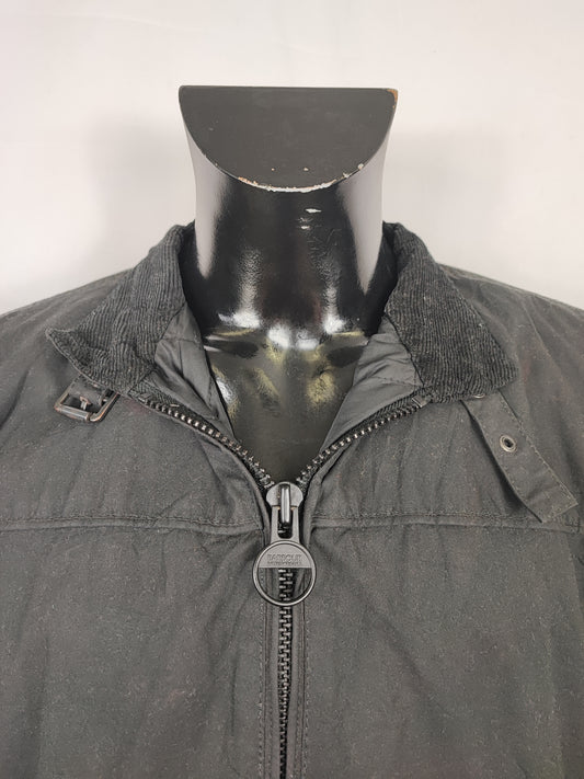 Giacca Barbour International Nera XL- Man Barbour International Winter Track Jacket size XL