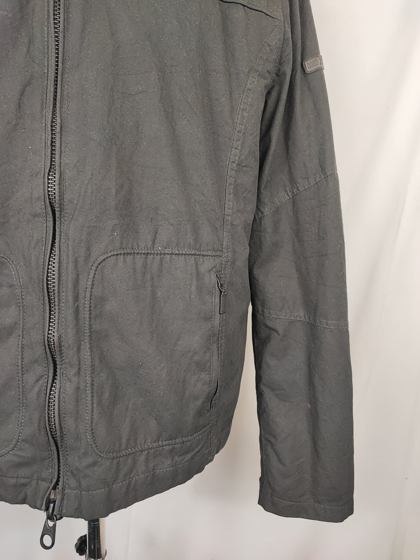 Giacca Barbour International Nera XL- Man Barbour International Winter Track Jacket size XL