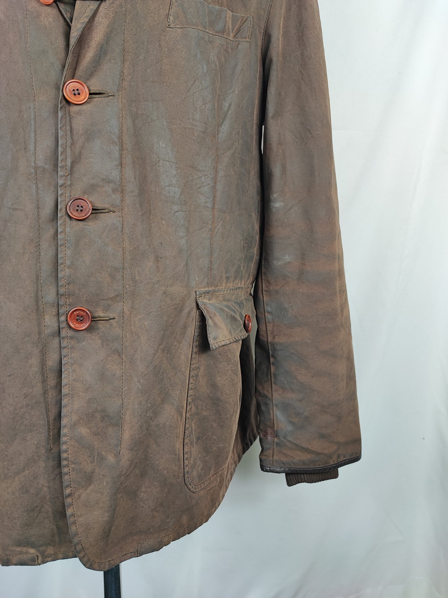 Giacca Barbour Uomo marrone blazer XXL - Brown waxed Lumley riding blazer Jacket Size XXLarge
