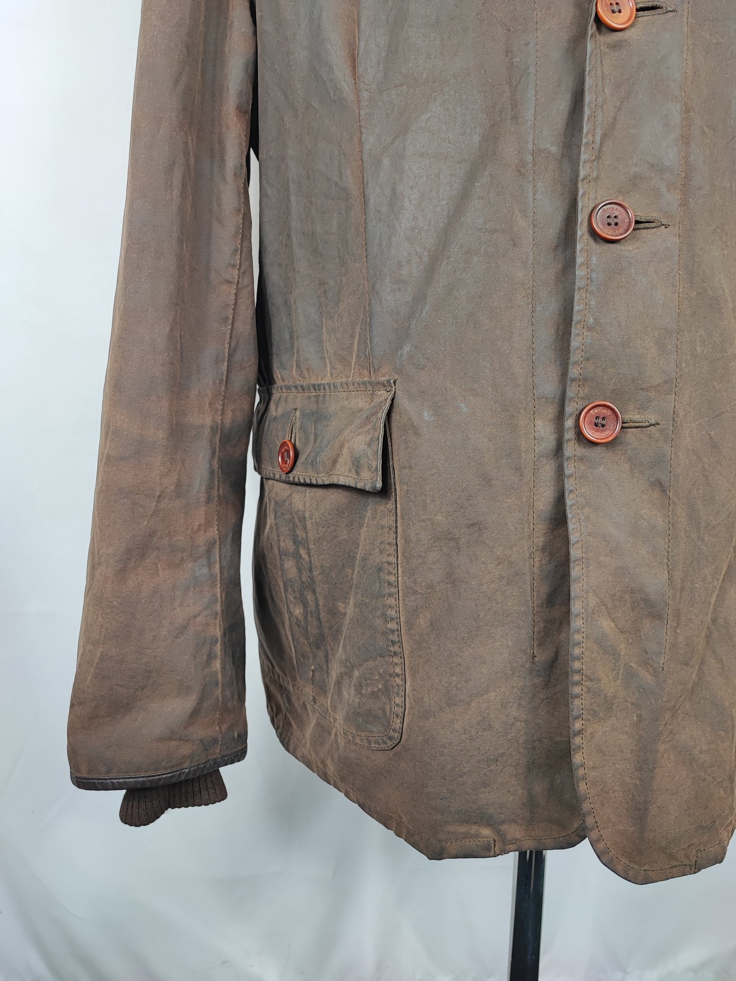 Giacca Barbour Uomo marrone blazer XXL - Brown waxed Lumley riding blazer Jacket Size XXLarge