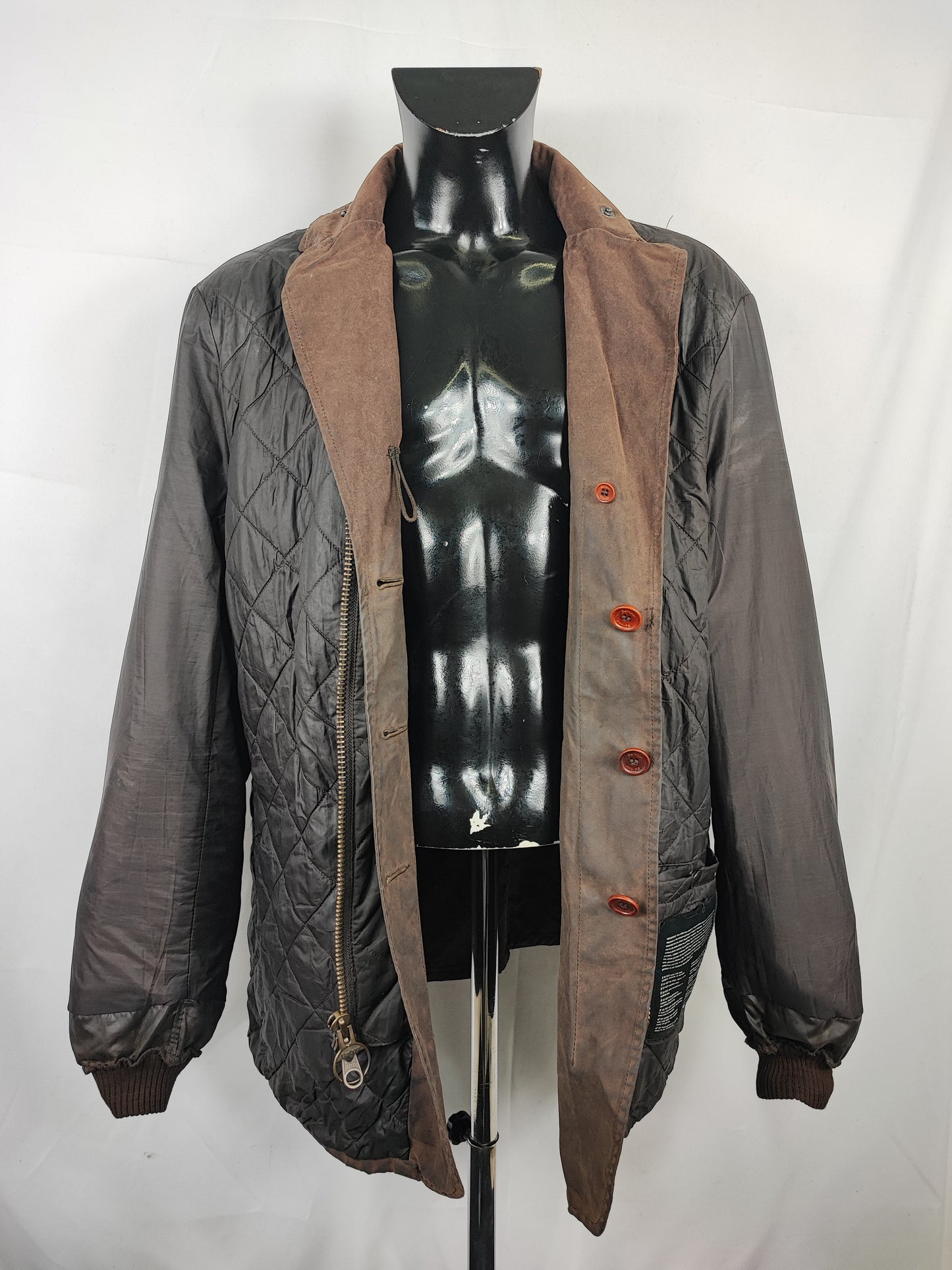 Giacca Barbour Uomo marrone blazer XXL - Brown waxed Lumley riding blazer Jacket Size XXLarge