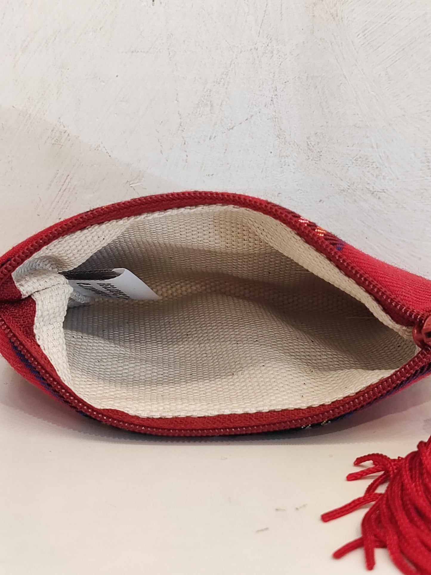 Pochette mini in cotone in Tartan Scozzese