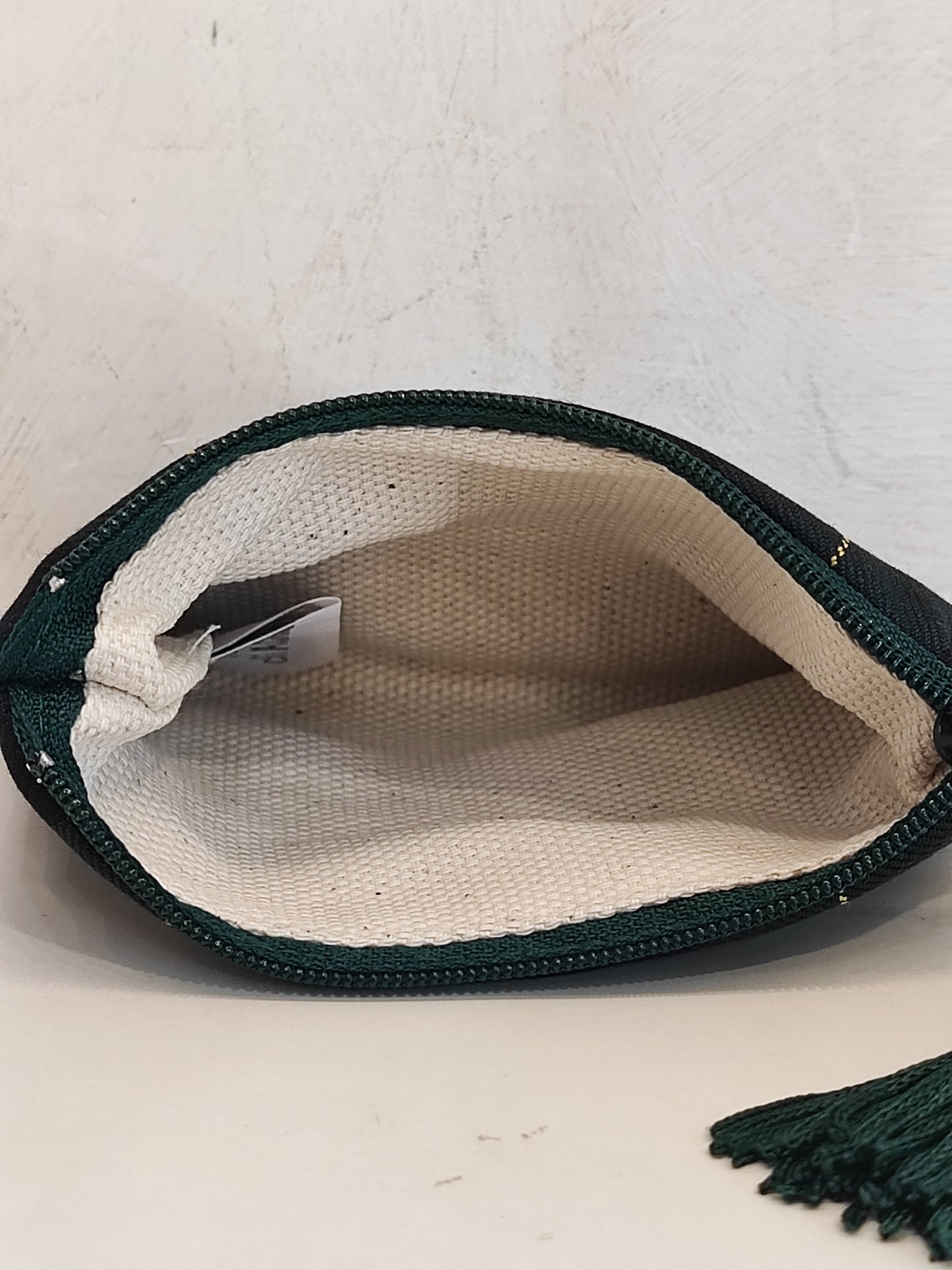 Pochette mini in cotone in Tartan Black Watch