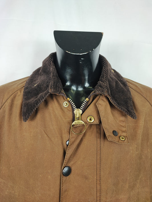 RARO Barbour Giacca Beaufort Beige vintage C44/112 cm Sandstone Beaufort Jacket Large/XL c44