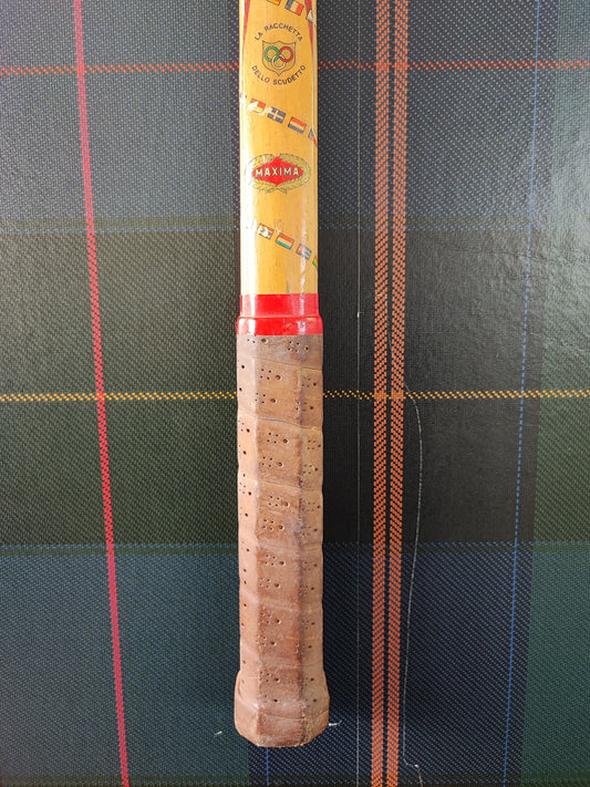 Racchetta Vintage Maxima in Legno con Specchio- Vintage Mirror tennis wood Racket