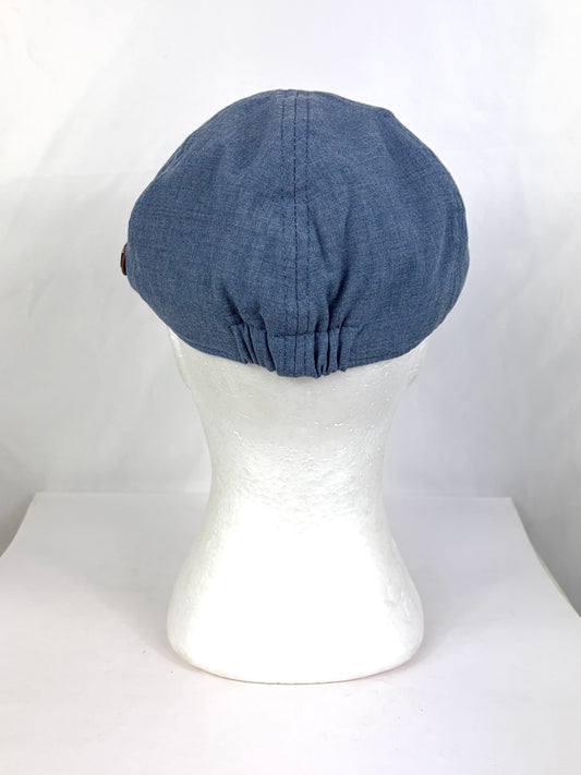 Coppola becco d'anatra in cotone blu chiaro taglia unica -Six Panel duck bill cap light blue one size - Shop In London