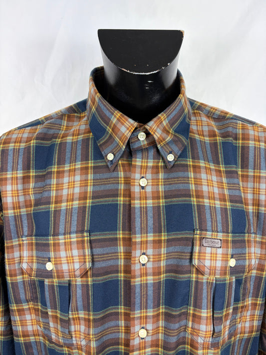 Camicia Barbour da uomo in tartan in cotone taglia XXL - Shop In London