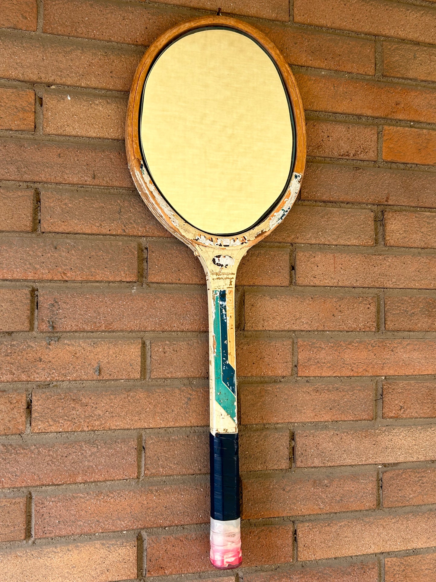 Racchetta da Tennis Vintage Maxima in Legno con Specchio- Vintage Mirror wood Racket