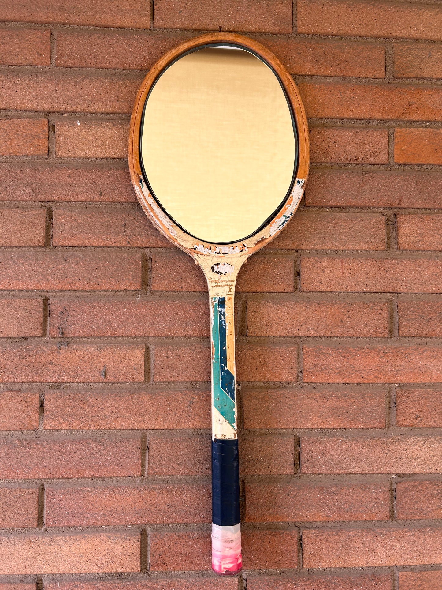 Racchetta da Tennis Vintage Maxima in Legno con Specchio- Vintage Mirror wood Racket