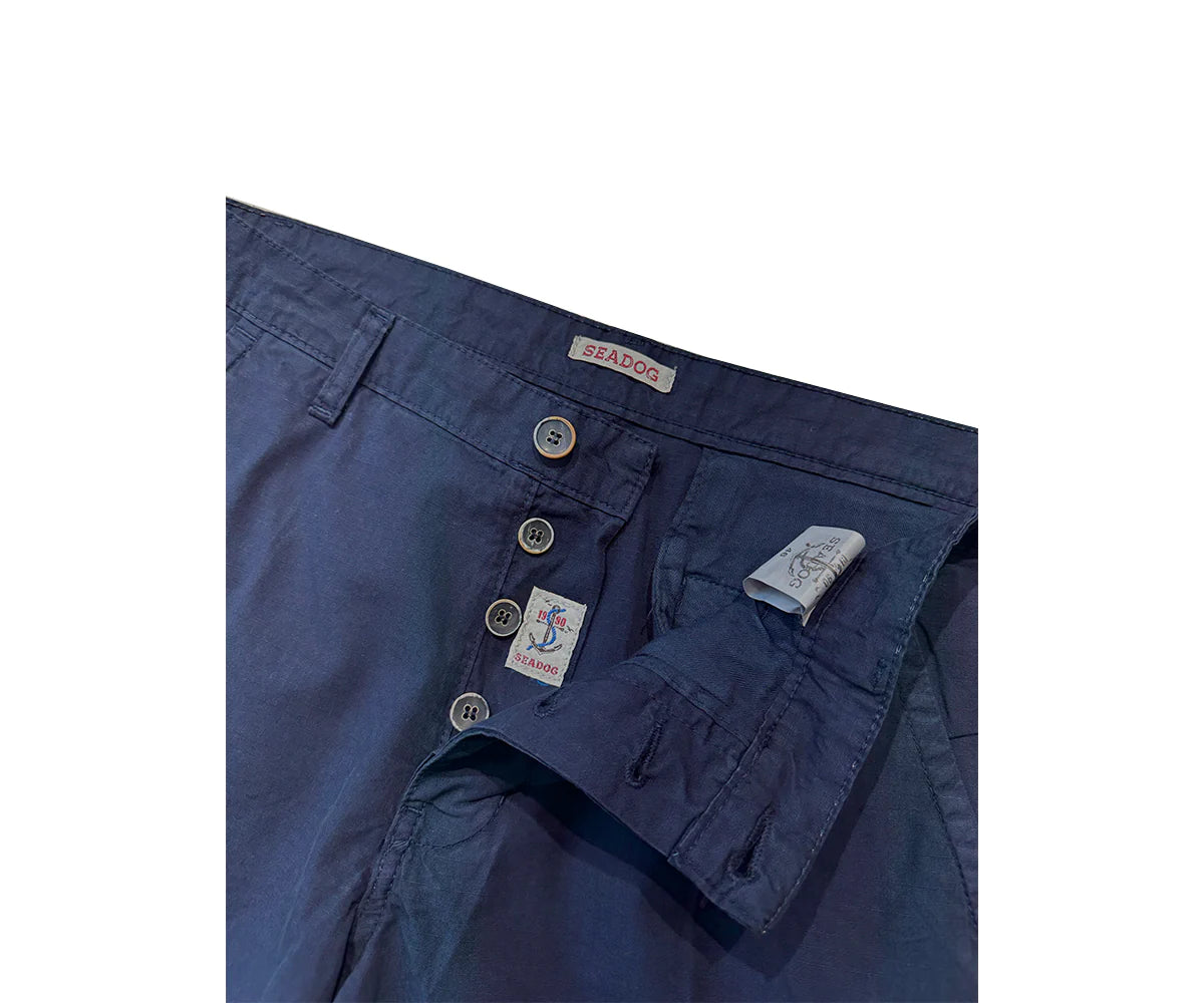 Cargo Short in cotone blu notte by Seadog 1990
