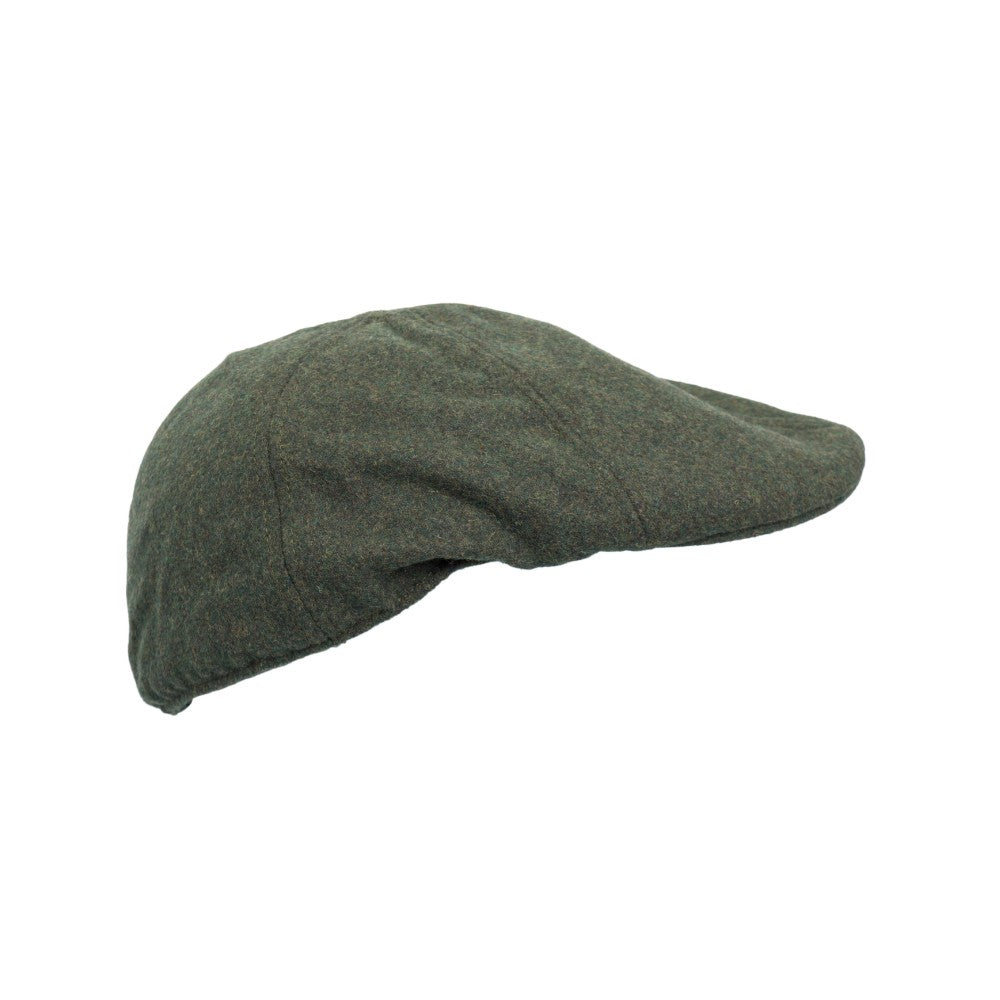 Coppola nuova inglese in lana a 6 spicchi verde scuro 6panel Wool Duck bill English cap
