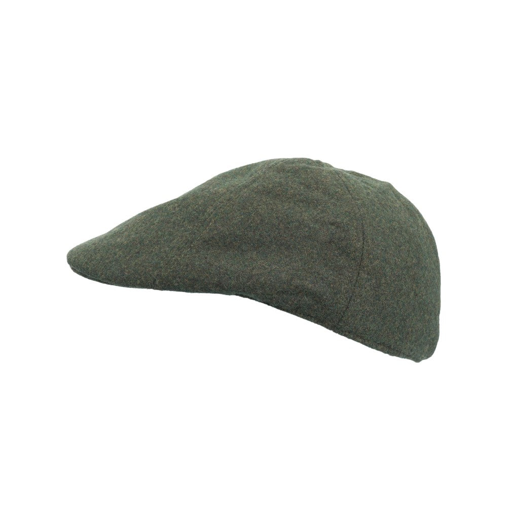 Coppola nuova inglese in lana a 6 spicchi verde scuro 6panel Wool Duck bill English cap