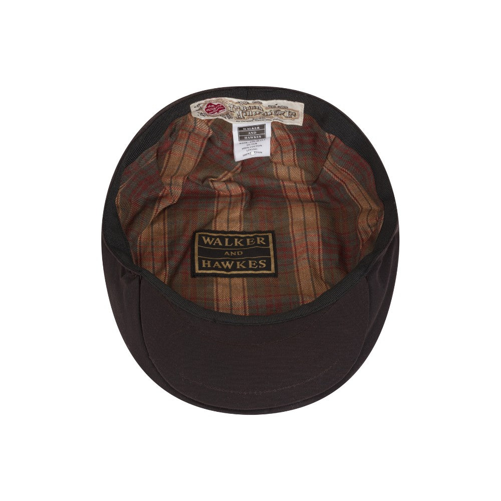 Coppola nuova cerata liscia inglese marrone- New English Wax Brown Belton Cap