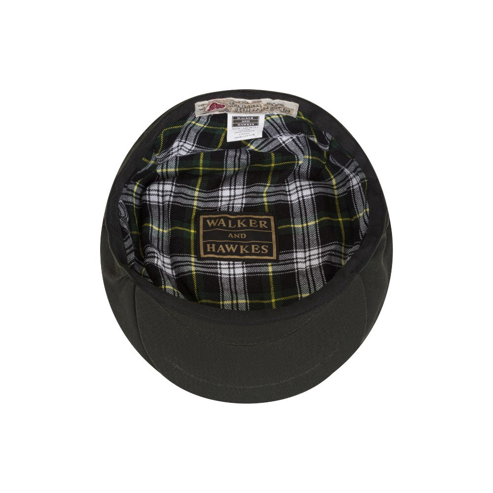 Coppola nuova cerata inglese liscia verde- New English Wax Green Belton Flat Cap