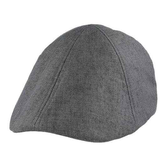 Coppola nuova inglese in lino grigia - New English Duckbill linen grey Cap