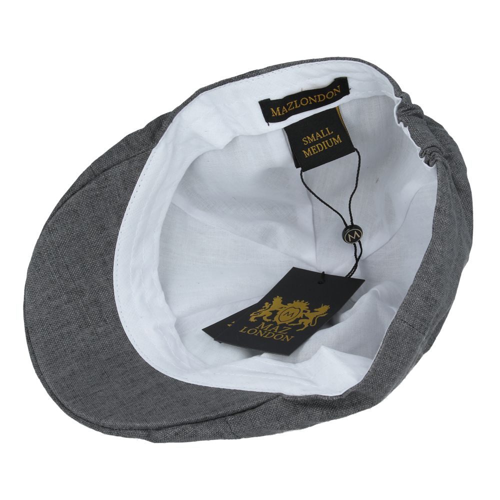 Coppola nuova inglese in lino grigia - New English Duckbill linen grey Cap