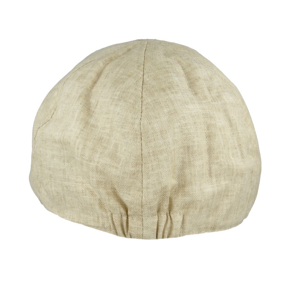 Coppola nuova inglese in lino beige - New English Duckbill linen Beige Cap