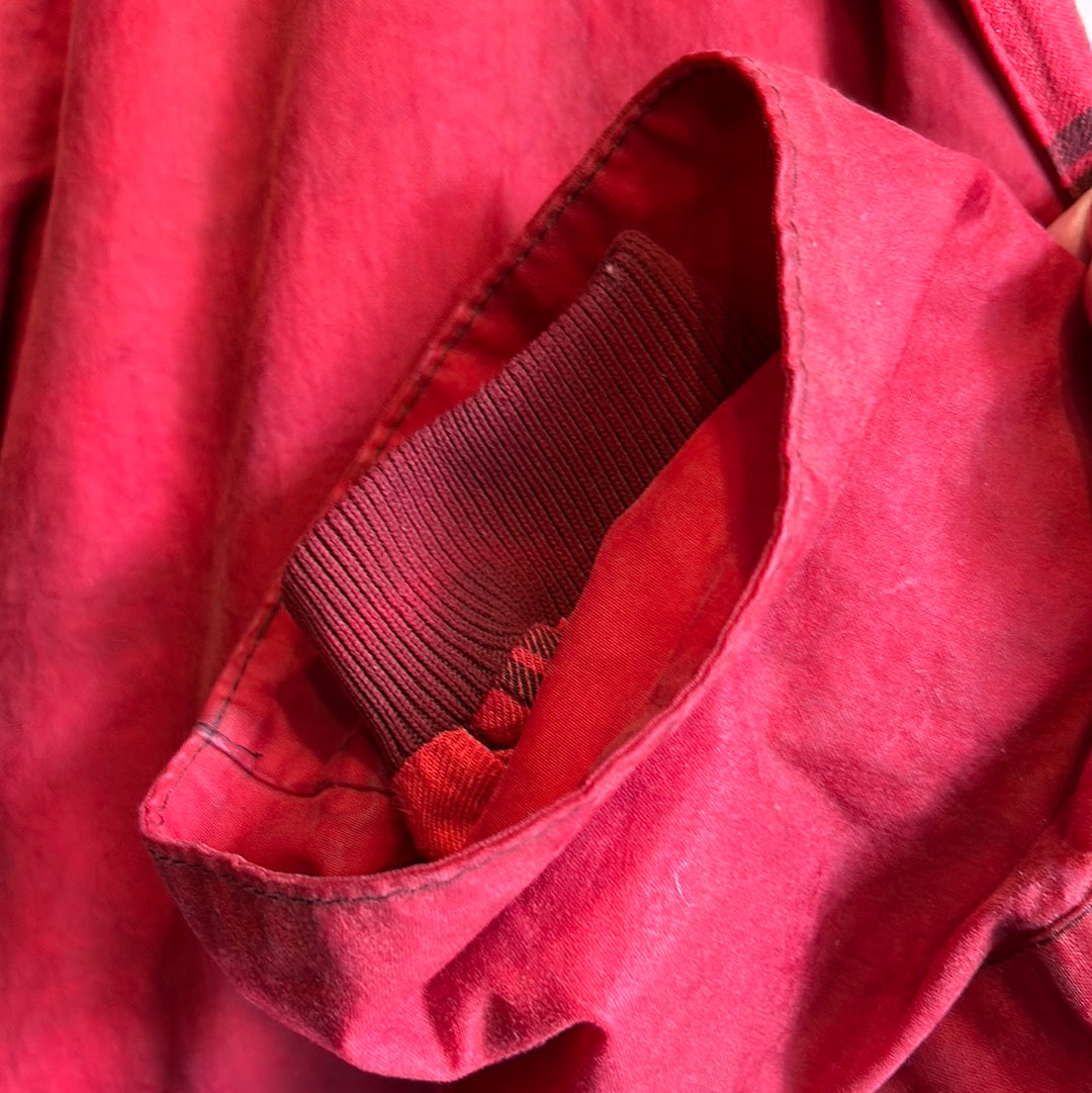 RARO Barbour Longshoreman Custom XL- Rare Vintage Red Longshoreman