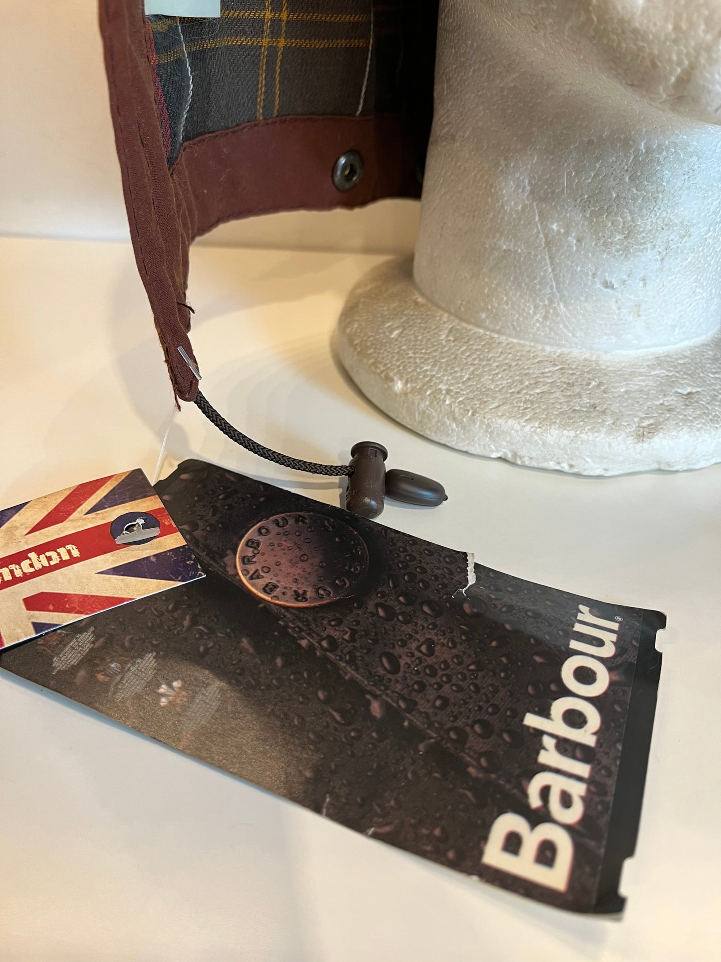 Cappuccio ruggine Barbour cerato Taglia Unica - rust Waxed Hood