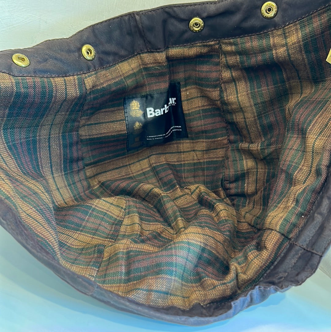 Cappuccio Marrone Barbour cerato Taglia Unica -Brown Waxed Hood