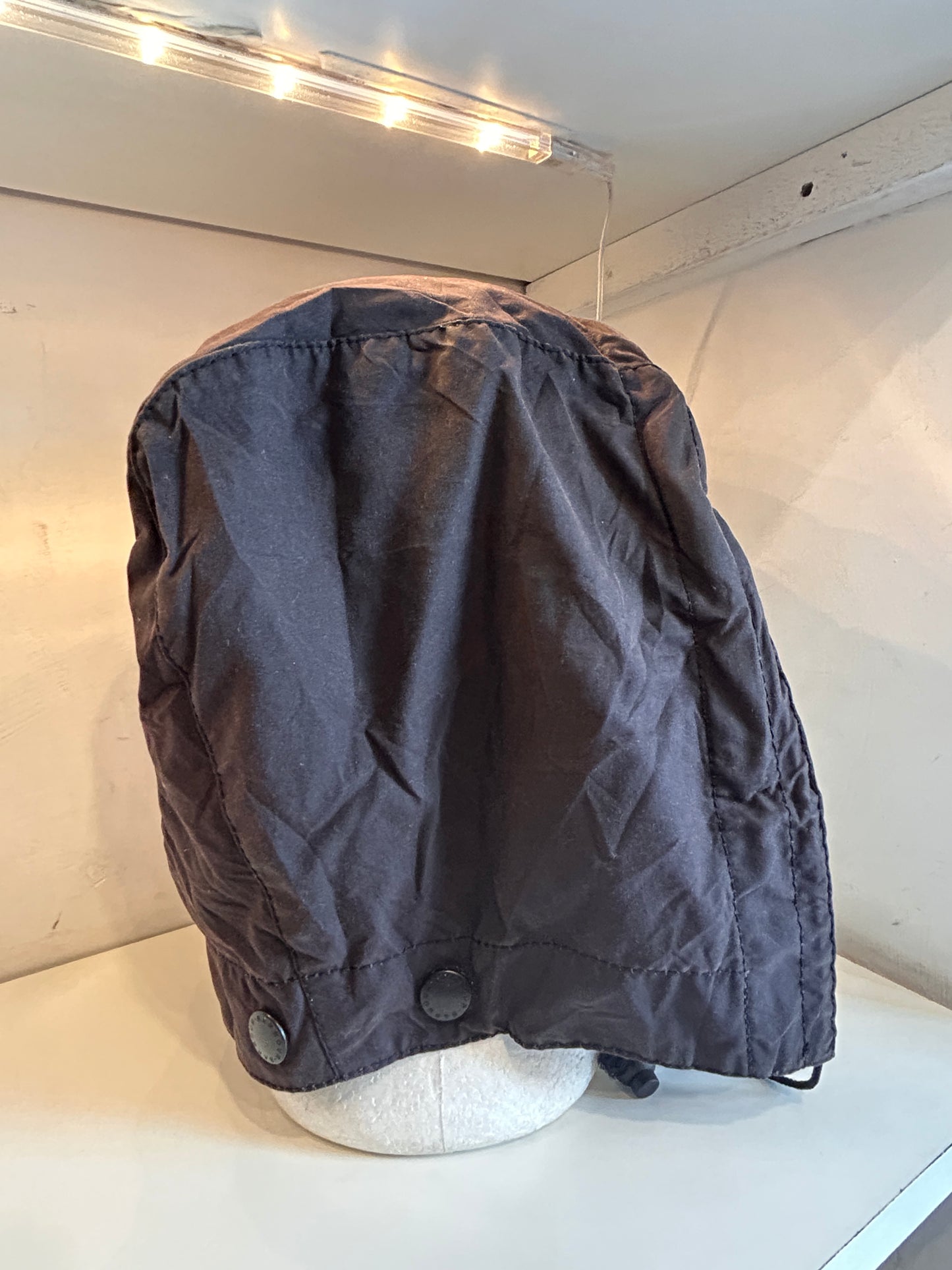 Cappuccio Barbour nero cerato Taglia Unica - Black Waxed Hood