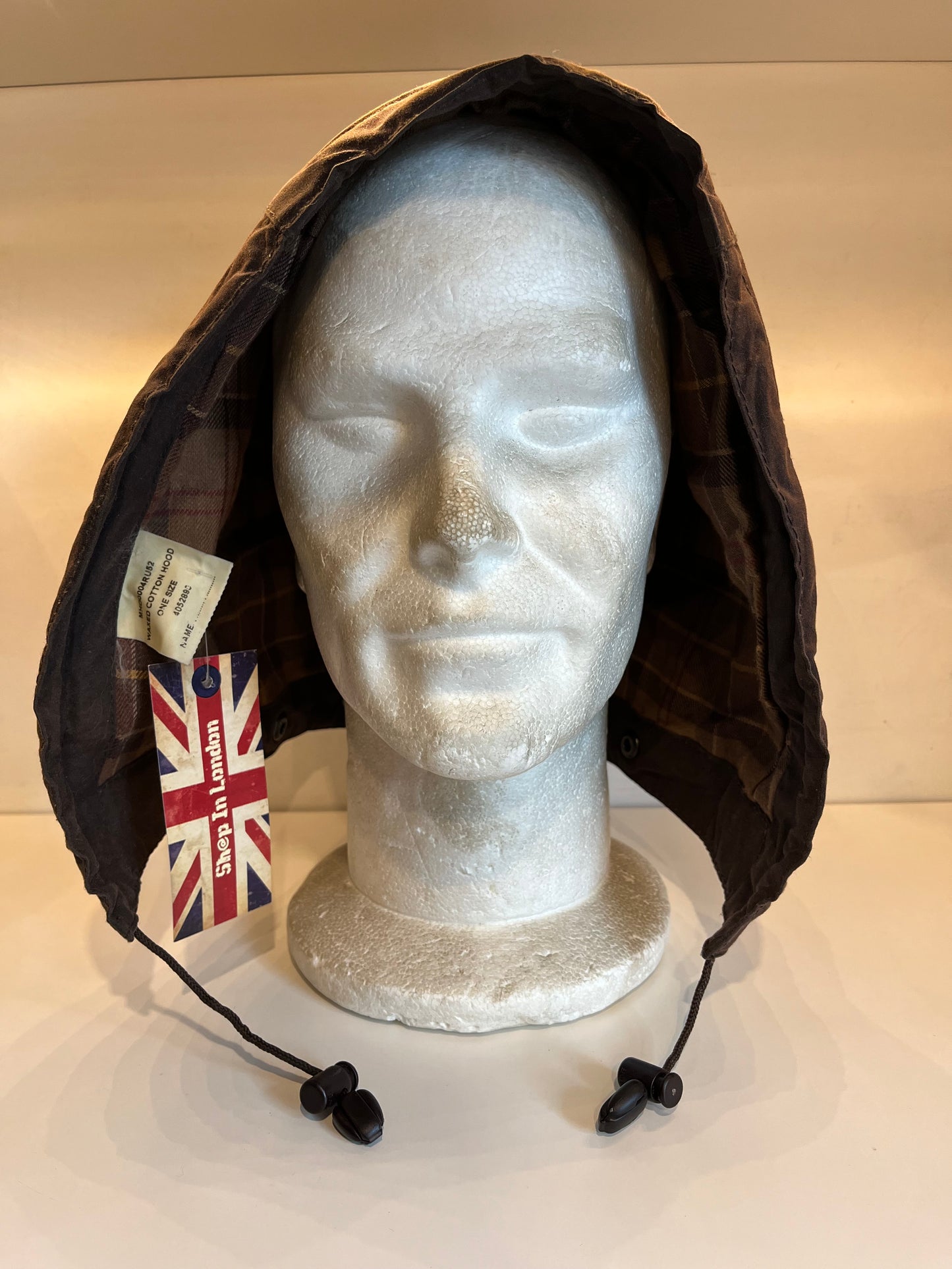 Cappuccio Barbour Marrone cerato Taglia Unica Brown Waxed Hood