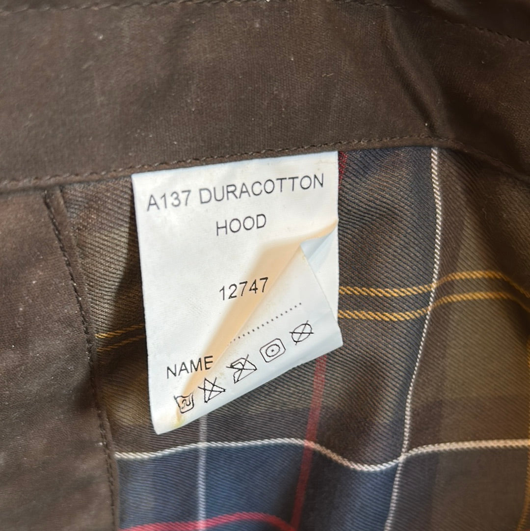 Cappuccio Barbour Marrone DURACOTTON Taglia Unica -Brown hood