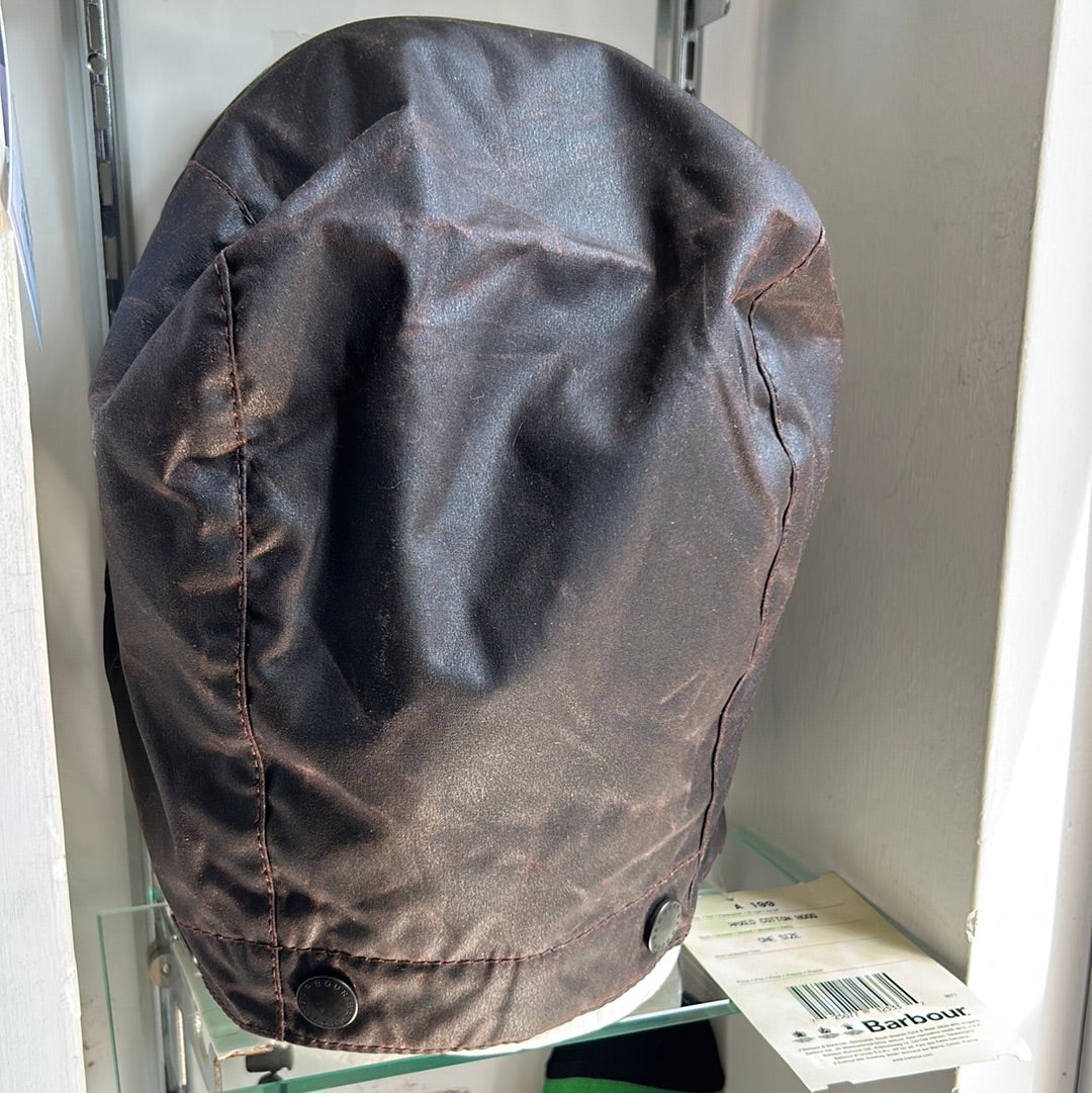 Cappuccio marrone vintage Barbour cerato Taglia Unica - Brown Waxed Hood