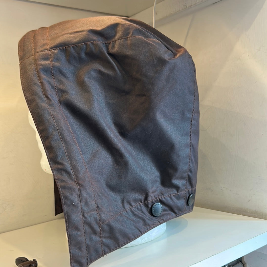 Cappuccio Marrone Barbour cerato Taglia Unica -Brown Waxed Hood