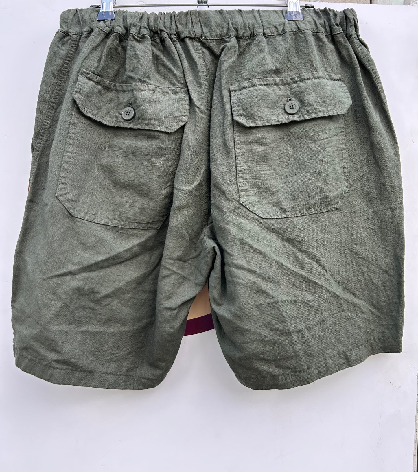 Short in lino verde militare by Seadog 1990